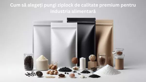 Cum să alegeți pungi ziplock de calitate premium pentru industria alimentară