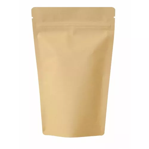 Pungă Ziplock Hârtie Kraft cu interior laminat - 70g Pachet 100 buc