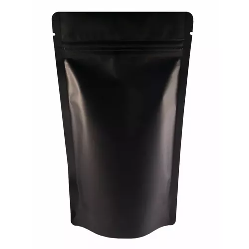 Pungă Ziplock NEGRU MAT - 150g Pachet 100 buc