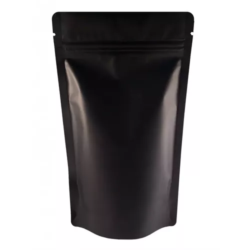 Pungă Ziplock NEGRU MAT - 250g Pachet 100 buc