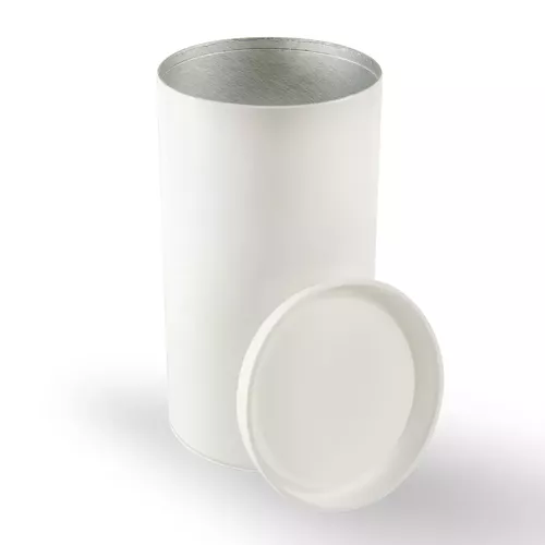 Cutie Cilindrică din Carton cu Interior de Aluminiu, 400g