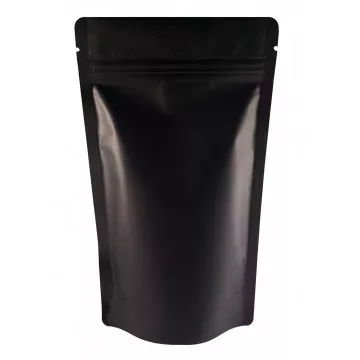 Pungă Ziplock NEGRU MAT - 250g Pachet 100 buc