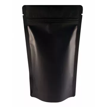 Pungă Ziplock NEGRU MAT - 70g Pachet 100 buc
