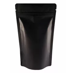 Pungă Ziplock NEGRU MAT - 70g Pachet 100 buc