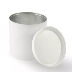 Cutie Cilindrică din Carton cu Interior de Aluminiu, 200g